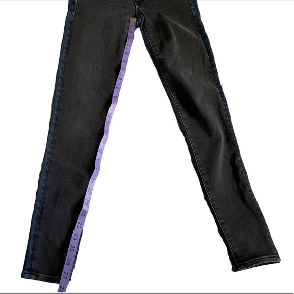 American Eagle two tone black and blue jeggings - Picture 8 of 12